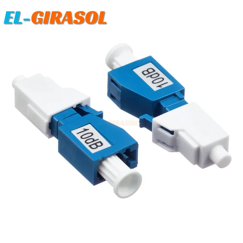 Fiber Optic Attenuator 1dB to 15dB LC/UPC 1 PCS Attenuator Male to Female Fixed Fiber Optic Attenuator FTTH