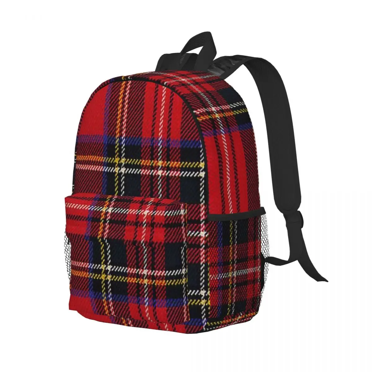 Traditional Royal Stewart Scottish Tartan Backpacks Boys Girls Bookbag Fashion Children School Bags Laptop Rucksack Shoulder Bag