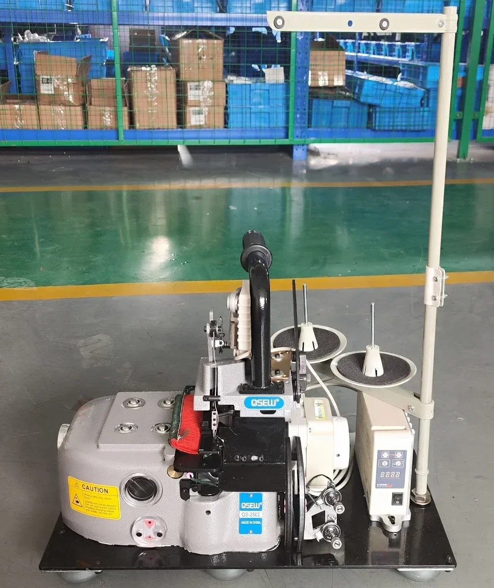 QS-2502H ماكينة خياطة يدوية صناعية ذات حواف دوارة للسجاد مع حافة ملفوفة