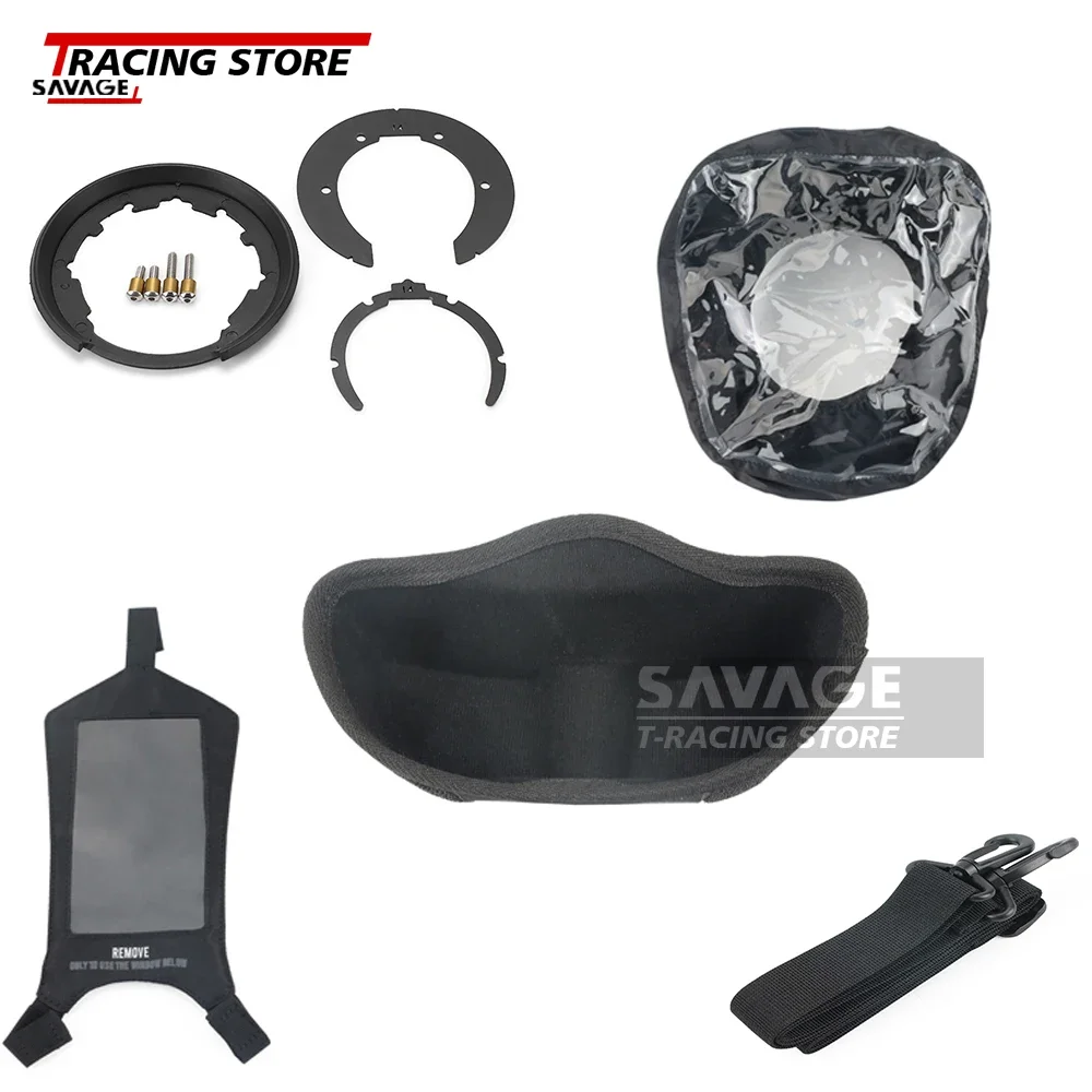 Fuel GasTank Bag With Tanklock Ring Detachable For Kawasaki Ninja 125 250 R /SL 300 Z125 Z250 Z250SL Z300 Waterproof EX250 BR250