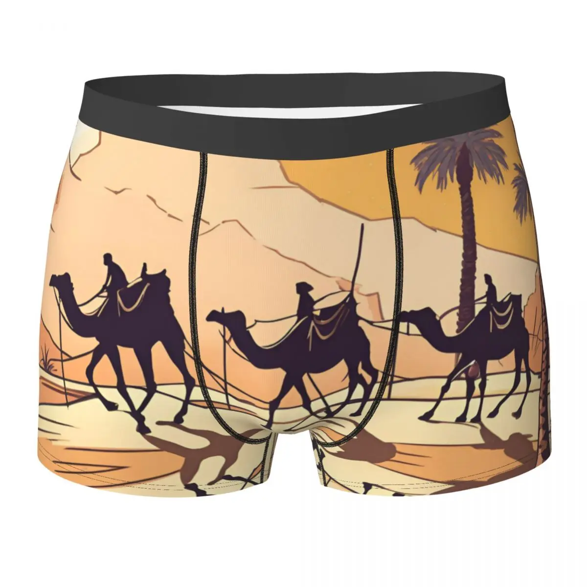 Boxer Underpants Shorts 3 Camels Panties Male Soft Underwear for Homme Man Boyfriend Gift