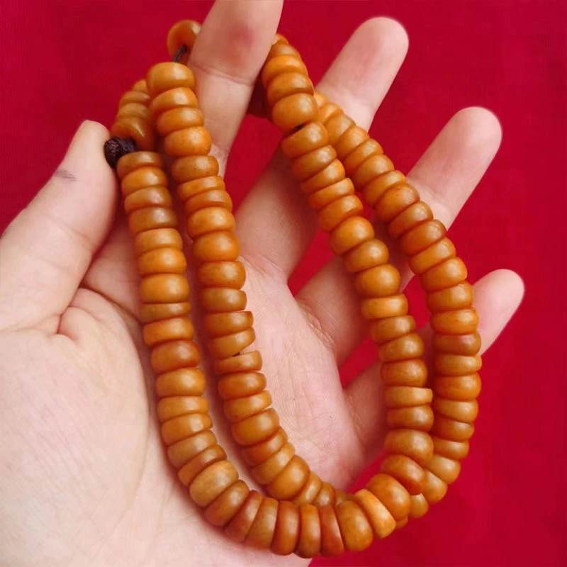 Cow BoneCamel Bone Large Intestine 108 Hand String Old Spirit Bone Reflux Pig Large Intestine Hand String Su Zhu Old Spirit Bone