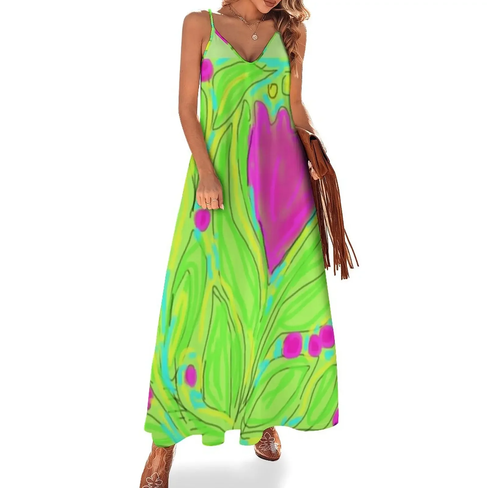 

Pink Lily Sleeveless Dress Dress woman summer dresses women 2025 african dresses for woman Dress