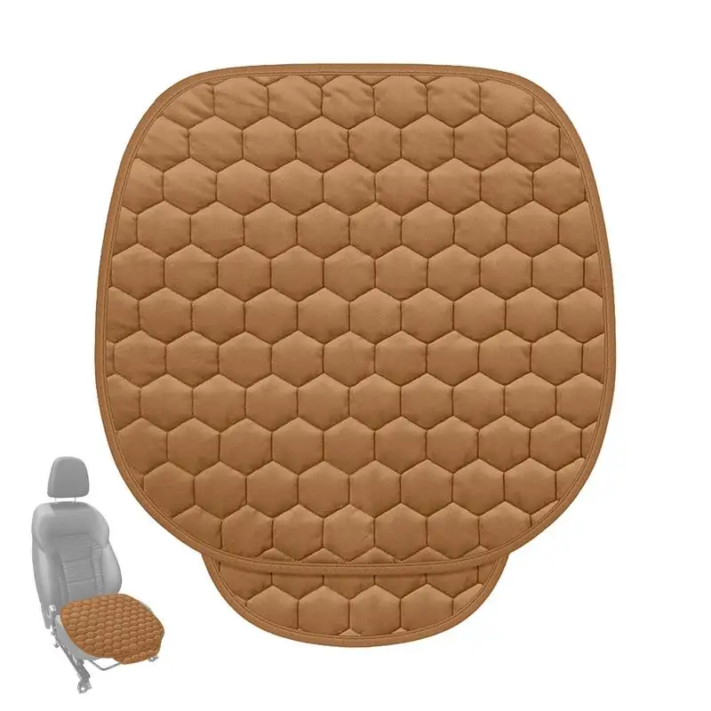 Wedge Car Seat Cushion Memory Foam Car Pad With Soft Plush Comfort Seat Protector With Small Pocket Waist Tailbone Relief Truck