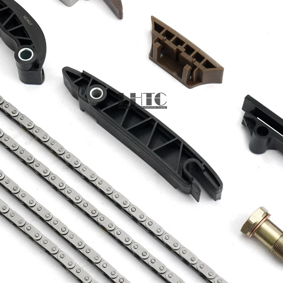 8pcs Timing Chain Guide Kit For Porsche VW Passat CC Touareg Audi Q7 3.6 VR6 FSI OE# 03H 103 465/ 03H 103 503 view 2
