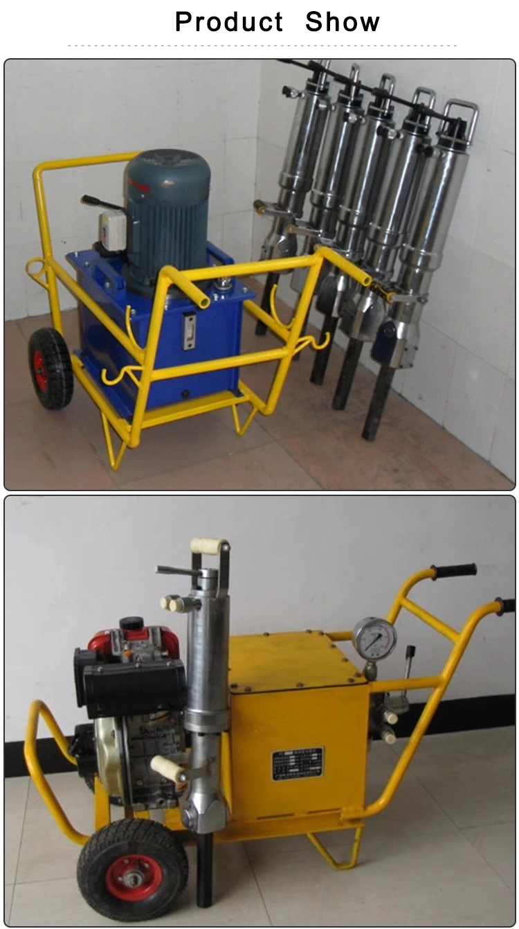 

OEM заводской бензиновый поршневой гидравлический камень-разветвитель Power Rock Splitter Machine
