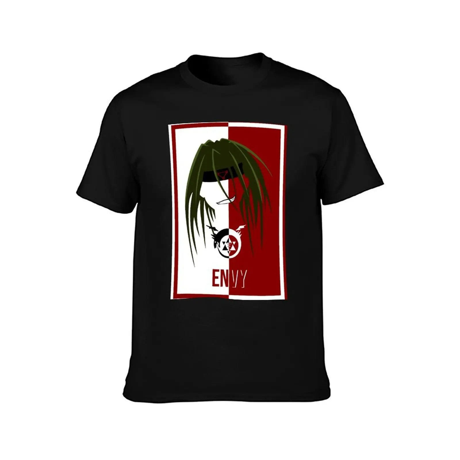 Envy Homunculus Fullmetal Person Alchemist Brotherhood Homunculi T-Shirt Comfortable Basic Crew Neck Tee T-Shirt