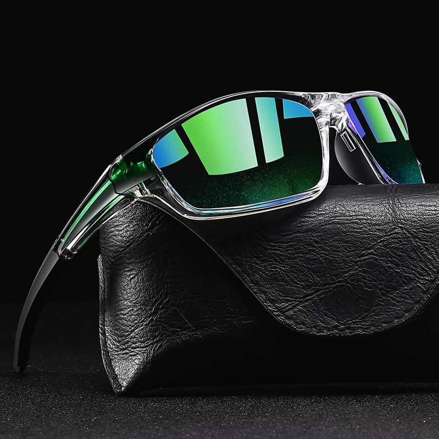Modische Vintage-Brillen Transparente Radsport-Sonnenbrille für Männer und Frauen Angeln Fahren Laufen Bergsteigen Retro-Sonnenbrillen