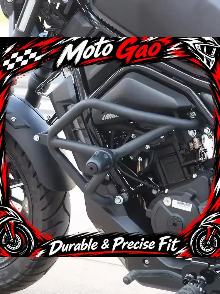 FOR ZONTES 125C Modified Bumper Guards and Anti-Fall ZT125C Folding Backrest, Lumbar Support, Rear Rack, and Side Bag