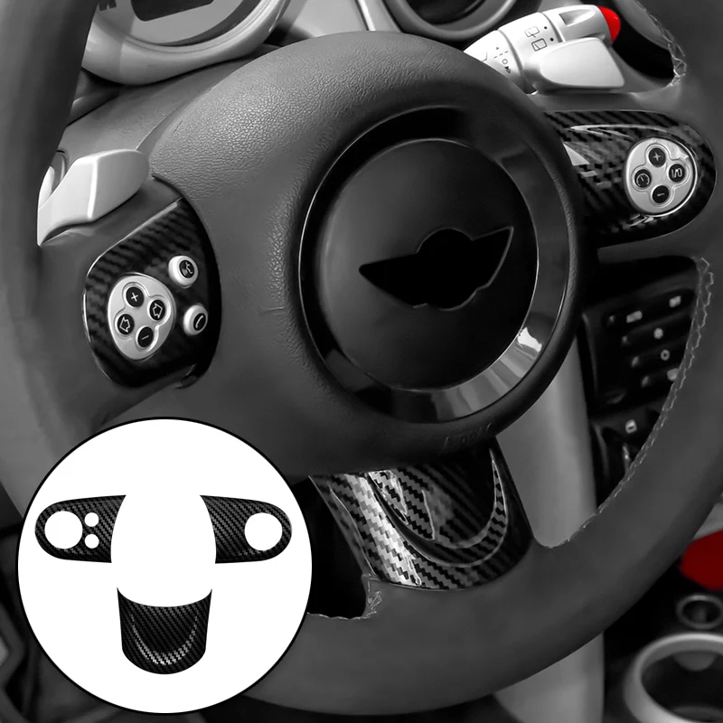

Car Steering Wheel Cover Trims Button Frame for Mini Cooper R50 R52 R53 R55 R56 R57 R58 R59 R60 R61 Accessories Auto Styling