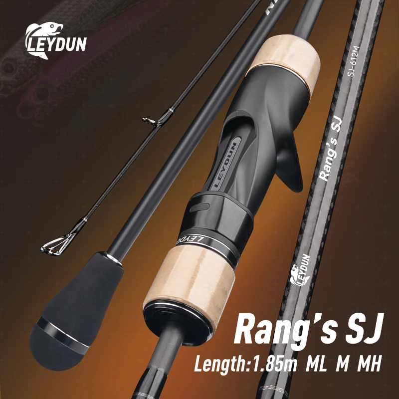 LEYDUN Rang’s SJ Slow Jigging Fishing Rods ML M MH 1.85m Saltwater Boat Casting Rod High Carbon Sea Boat Pole light Rod