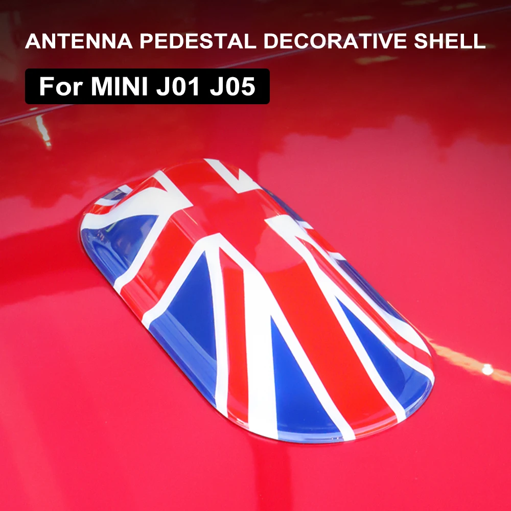 

Car Antenna Base Decorative Shell Trim for MINI Cooper J01 J05 Aceman 2024 2025 Union Jack Style Auto Antenna Cover Modification
