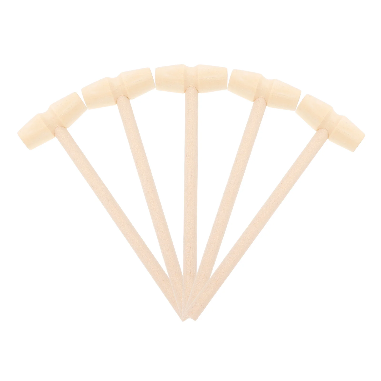 5 قطعة مطرقة مطرقة خشبية صغيرة قصف للطفل اليد التنسيق العين الرضع الخشب فاز المطرقة التعليمية للأطفال الصغار الأولاد #6