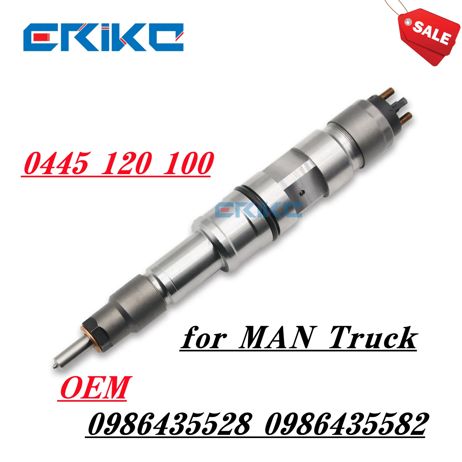 

0445 120 100 New 0445120100 Fuel Injector for MAN Truck 0 445 120 100 Diesel Injector Nozzle 0986435528 0986435582