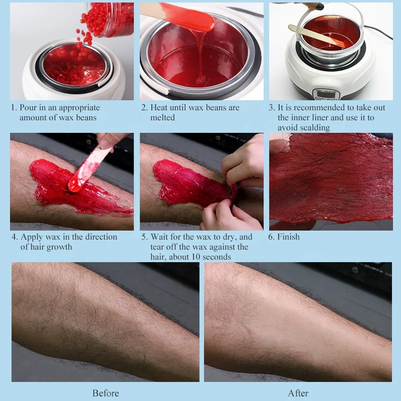 Wax Melting for Depilation Heater Machine Makers for Hair Removal Wax Paraffin Depilatory Pot Professional Wax Warmer