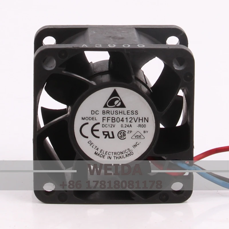 FFB0412VHN Cooling Fan for Delta DC12V 0.24A EC AC 4cm 4028 40x40x28mm Double Ball Bearing Centrifugal Industrial Exhaust Fan