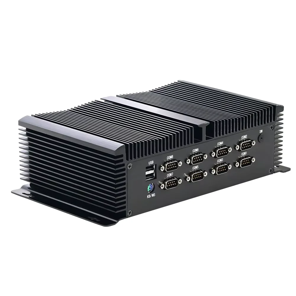 Solid Fanless 3x2.5G LAN Firewall Mini PC Intel i7 150U 1260P i5 1335U 2xNVMe 1xSATA 2xDDR5 8xCOM GPIO NAS Industrial Computer