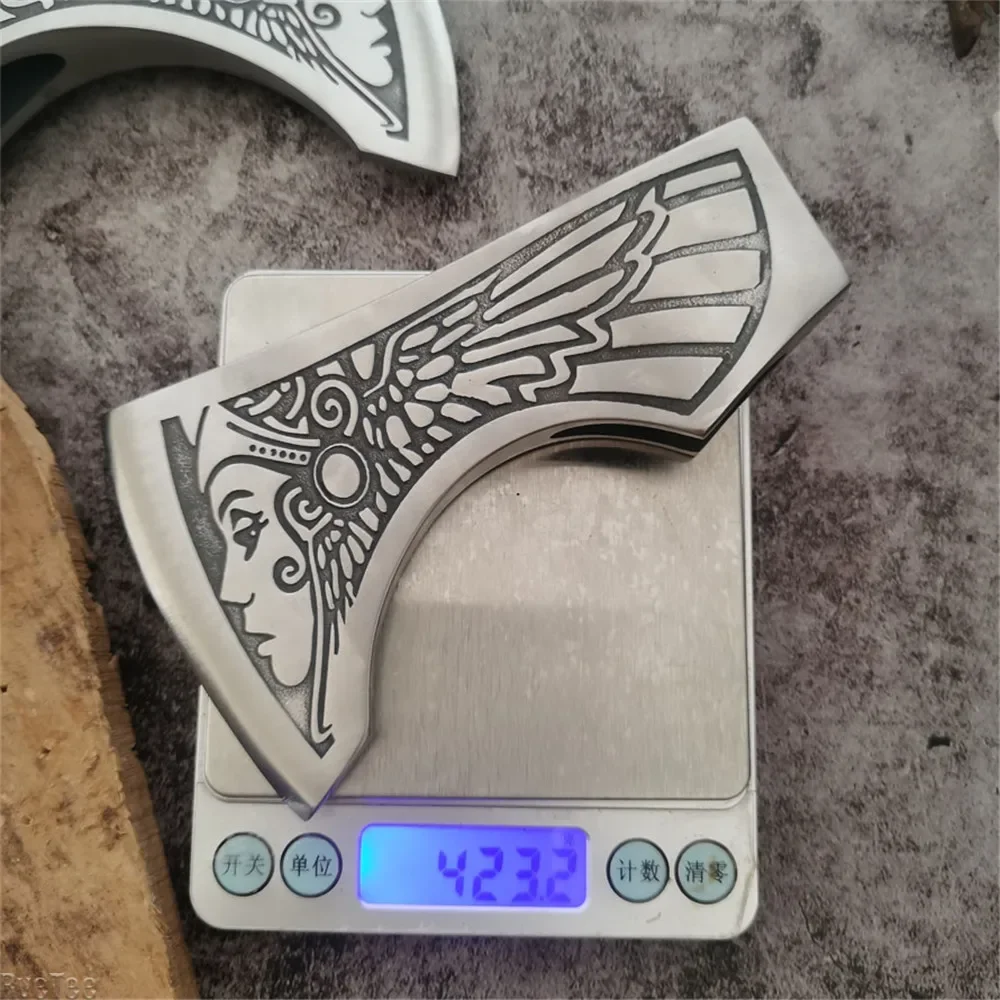 فأس الحرب الآلهة الأصلية لقطع الحطب، قطع الأشجار، السجلات، تزوير الصلب المنغنيز، استخدام المخيم، الاستخدام المنزلي #4