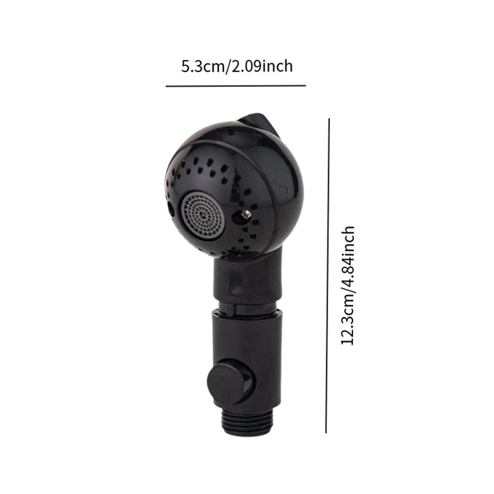 Bathroom Handheld High Pressure Shower Spray Head Large Panel Wash Face Attachment for Salon Use