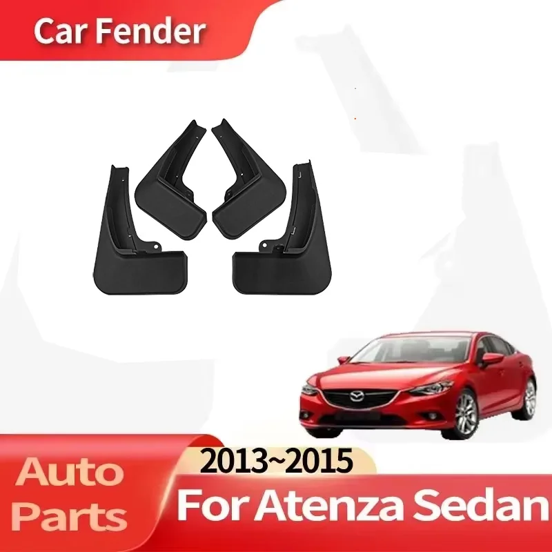 

Auto Accessories For Atenza Sedan Mazda 6 2013~2015 Car Fender Anti-sand Splash Mud Guard Skin Punch-free Installation Car Tool