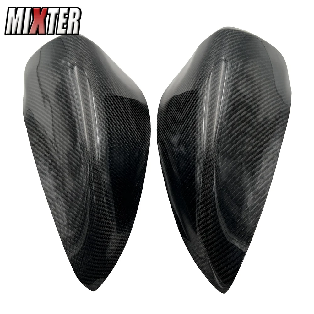 For YAMAHA MT09 MT-09 2021-2024 Motorcycle Carbon Fiber Tank side pads both sides fuel tank Protection Decorative Cover Guard