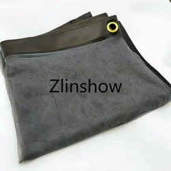 Zlinshow stage projection screen fabric projection holographic mesh  5mx3m 2x3m 7X15m