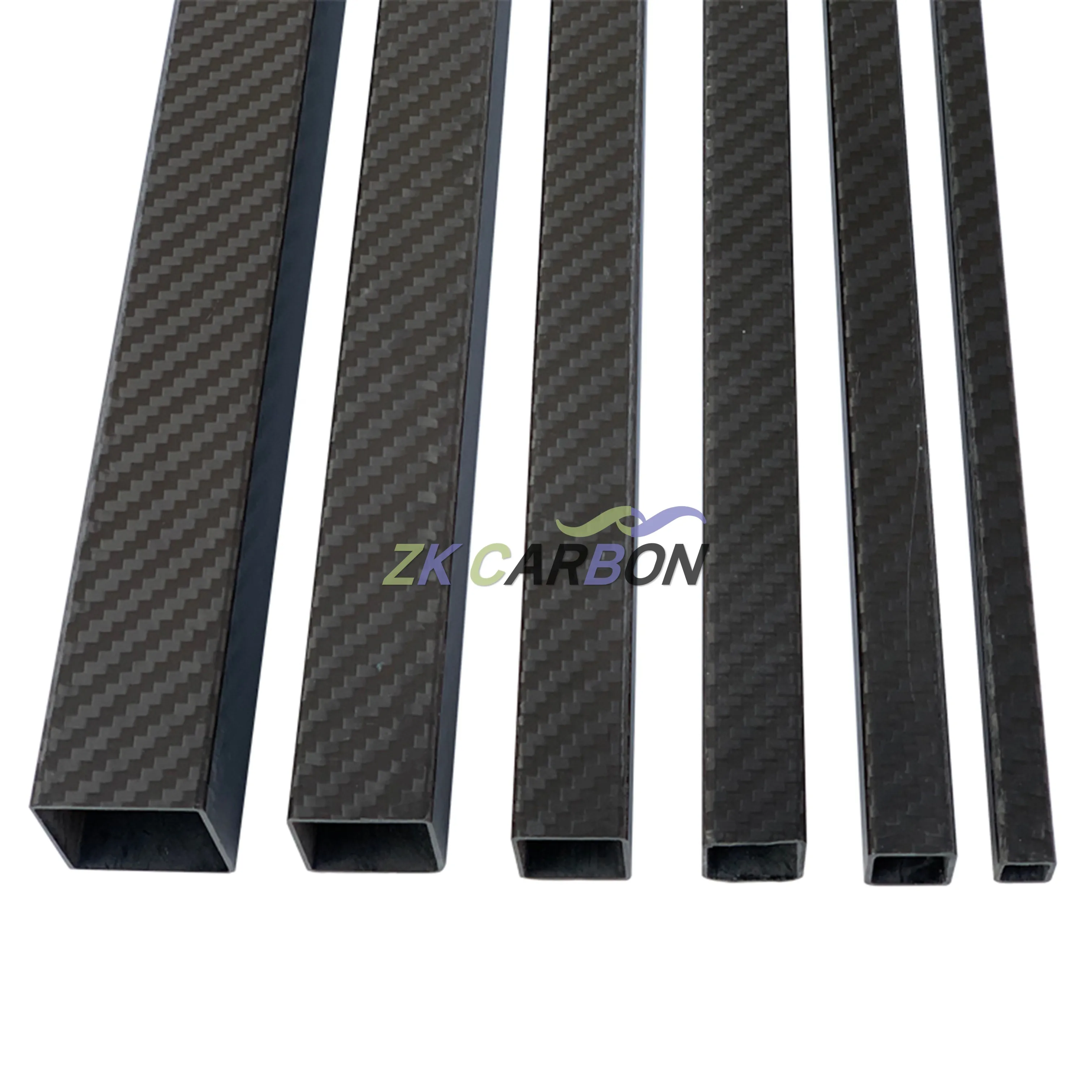 1Pcs 3K Full Carbon Fiber Square Tube OD 10mm 15mm 20mm 25mm 30mm 40mm Length 500mm for 3D Printers High Strength Carbon Tube - Image 5