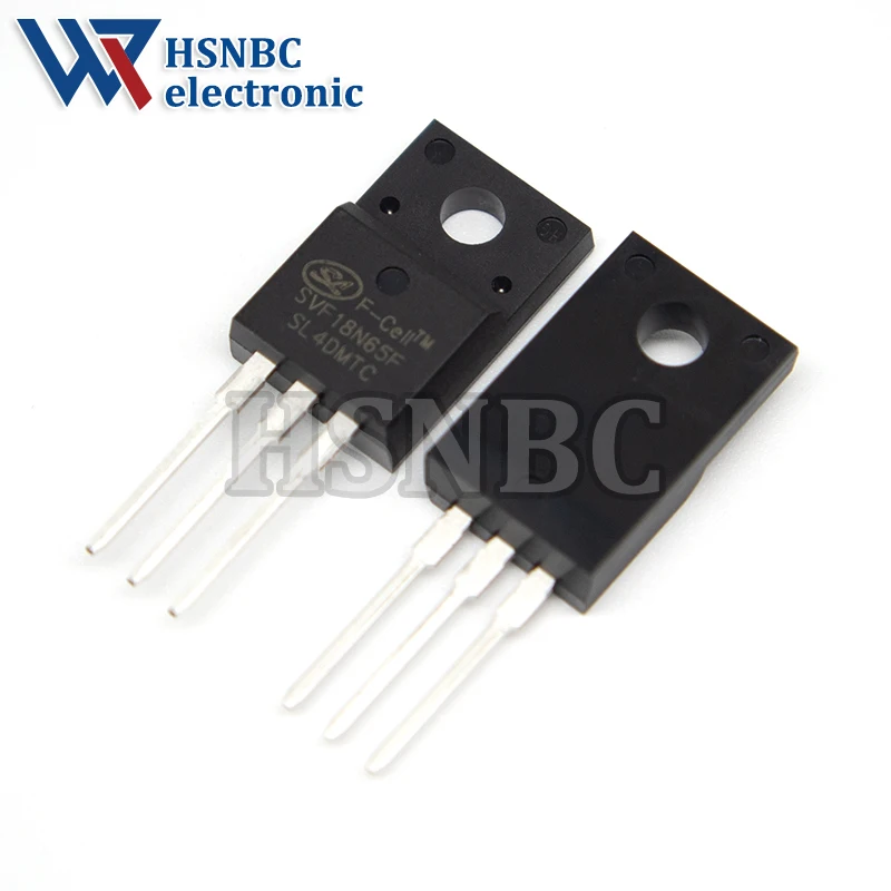 10PCS SVF18N65F 18N65 SVF18N65 TO-220F 650V 18A N-channel Power MOSFET Transistor 100% New Original