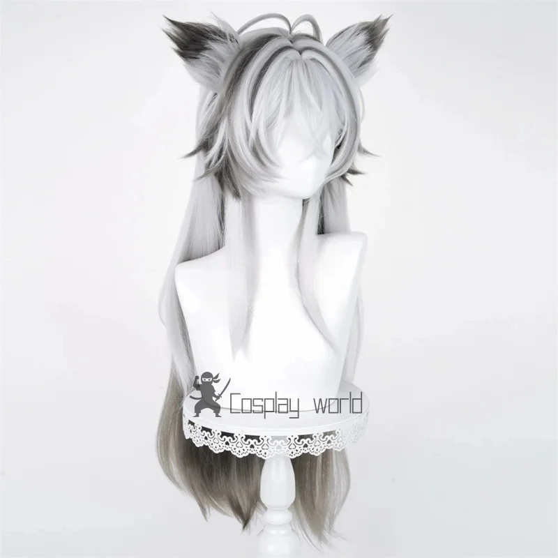 Arknights Lappland the Decadenza Cosplay Wig Halloween Party Accessory