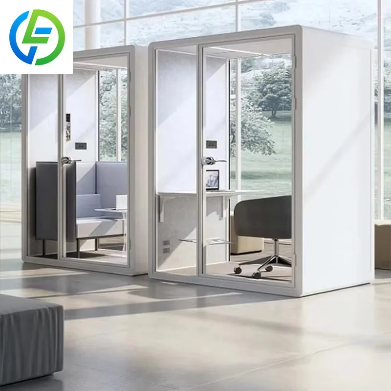 FOODLINE Customized Modular Office Soundproof Booth Private Working Pod Silence Cabin for Home Recording Meeting Easy Assembly