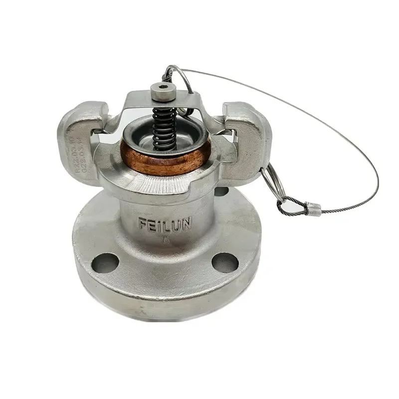 low temperature gas filling parts 4MPa DN40mm stainless steel flange connection