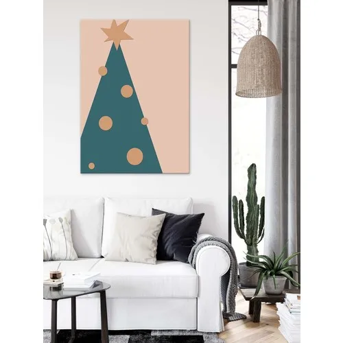 Emirgan Christmas Artistic Decorative Canvas Painting 30x45 cm