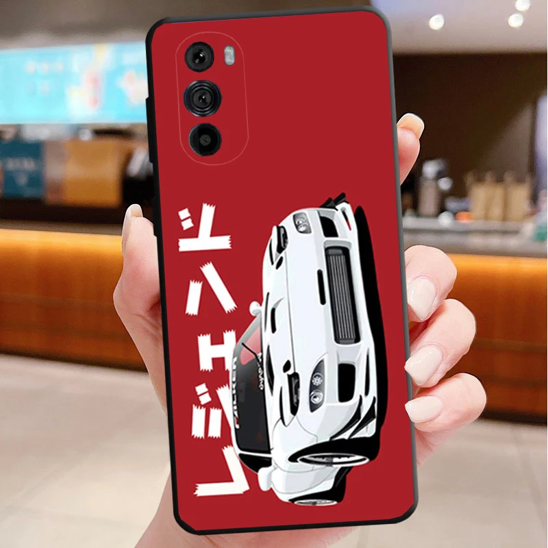Phone Case For Motorola Edge 50 40 Pro 50 40 30 Ultra Neo Fusion Moto G Play G Stylus G Power G 5G JDM Car Case