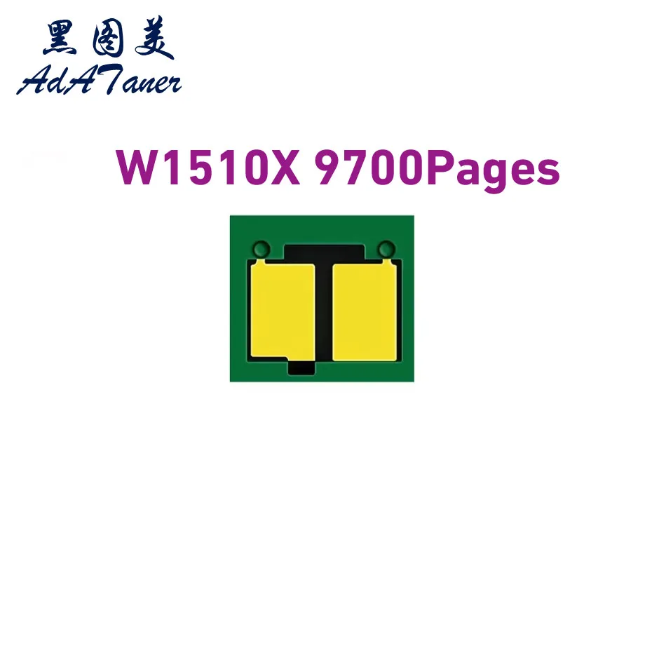 خرطوشة حبر 3.05K W1510A 9.7K W1510X لـ HP LaserJet Pro 4003dw 4003dn 4003 dw dn MFP 4103fdw 4103fdn 4103 fdw رقاقة حبر