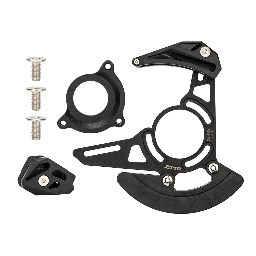 ZTTO DH Kettenführung MTB Gravel Bike Single Disc Kettenrad Kettenführung Drop Catcher BB Mount 1x System 32T-38T Rahmenschutz CG04S