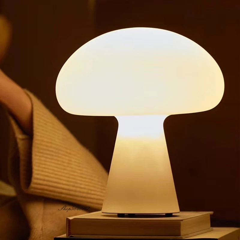 New Mushroom Table lamps LED Acrylic Touch Sensor Rechargeable lights Living Room Bedroom Decor Baby Bedside Decoration Lamps