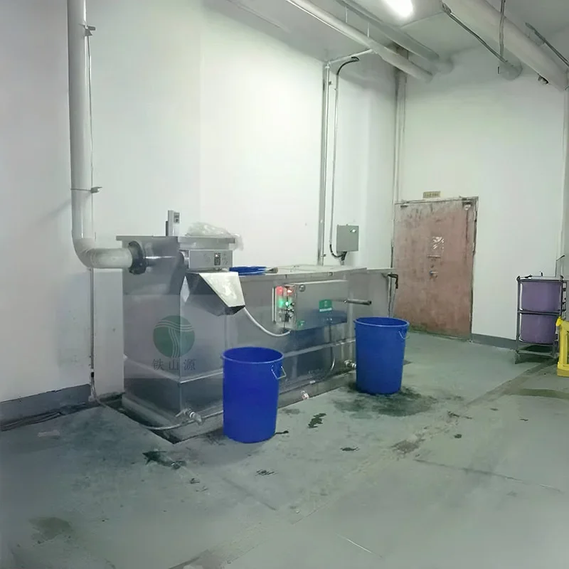 Cubic grease trap catering kitchen automatic oil-water separator, grease trap lifting equipment