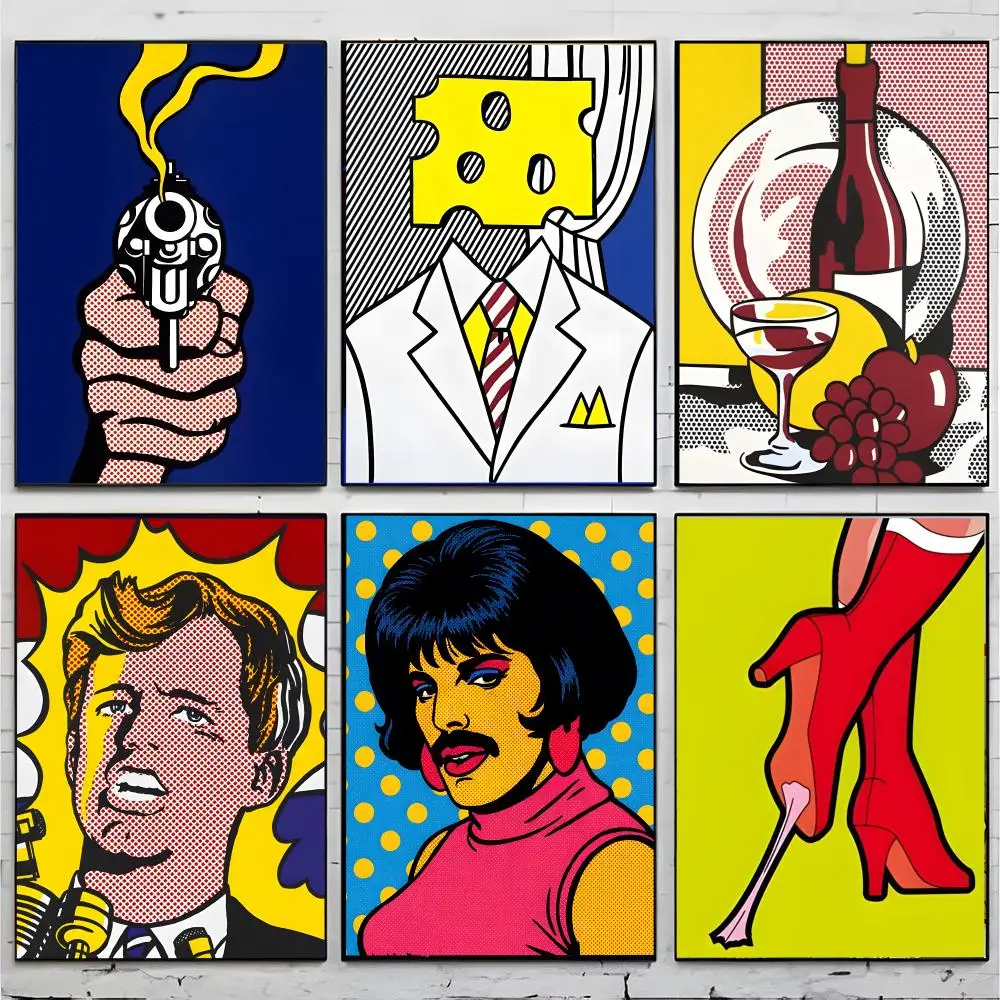 Pop Artist Roy Lichtenstein Pop Poster Superior Home Space  Indoor Decorative Art & Home Decor