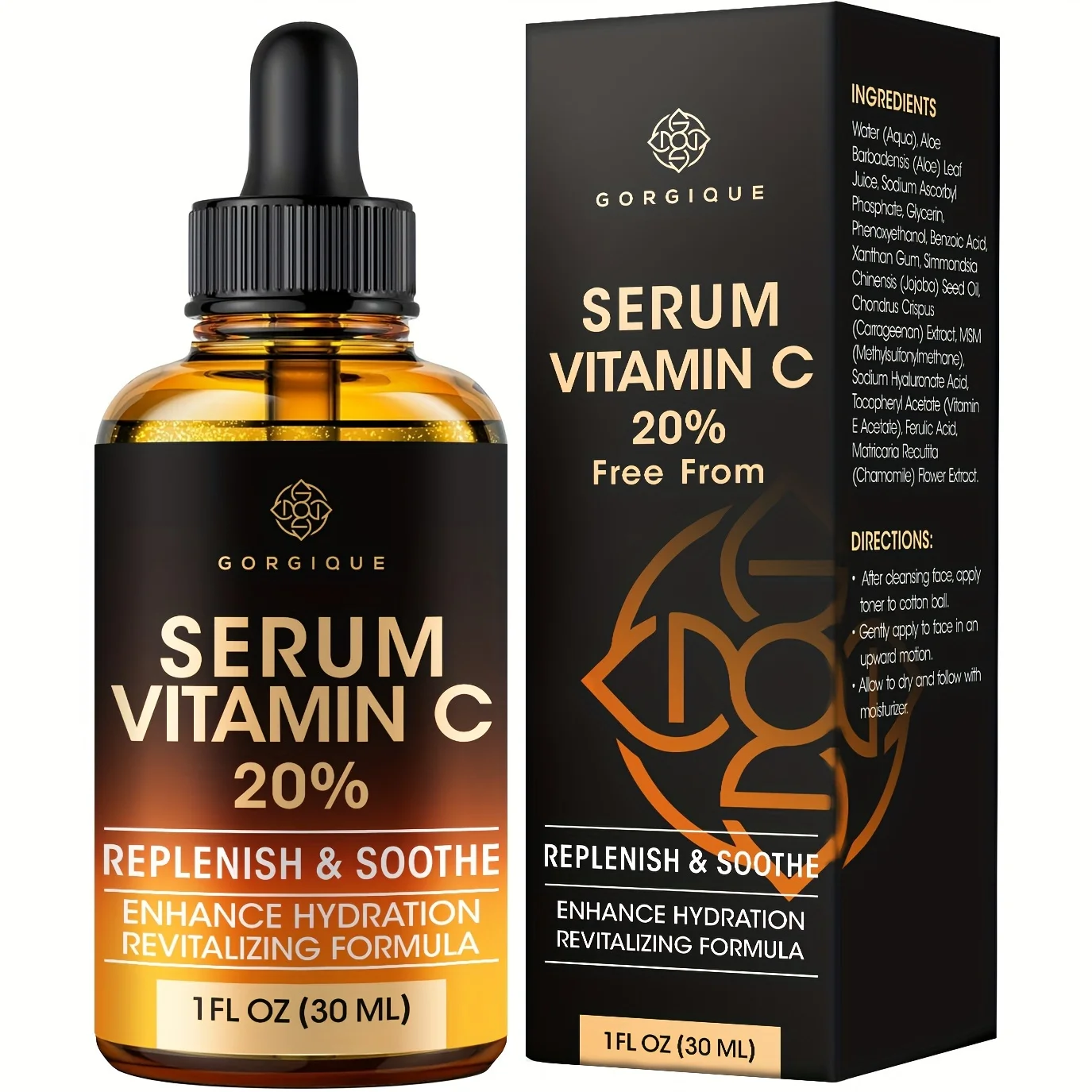 

Vitamin C Serum with Hyaluronic Acid and Vit E Hydrating,moisturizing Nourishing Soothing