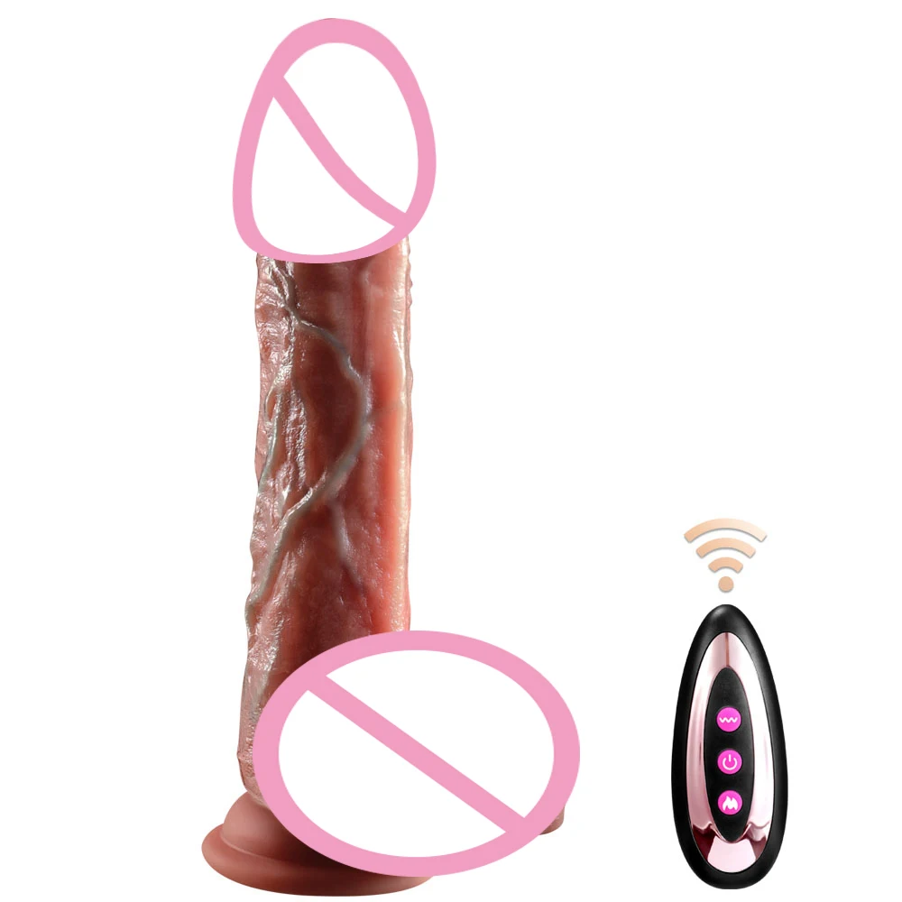 Thrusting dildo Vibrator Remote Control Penis Telescopic With Suction Cup Flexible Cock Sex Toys For Women Gay Anal Sex Machine image 6