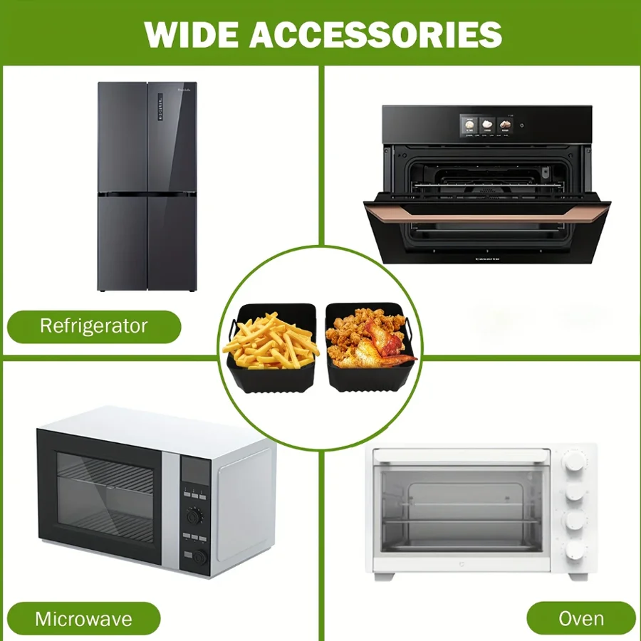 Reusable Silicone Air Fryer Liner 5