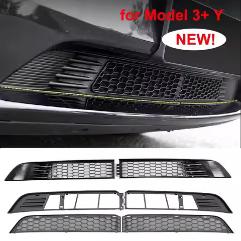 for Tesla Model Y Juniper 2025 Model 3 Highland Front Grill Guard Grille Inserts Mesh Anti Insect Net Cover Bumper Grid Filter