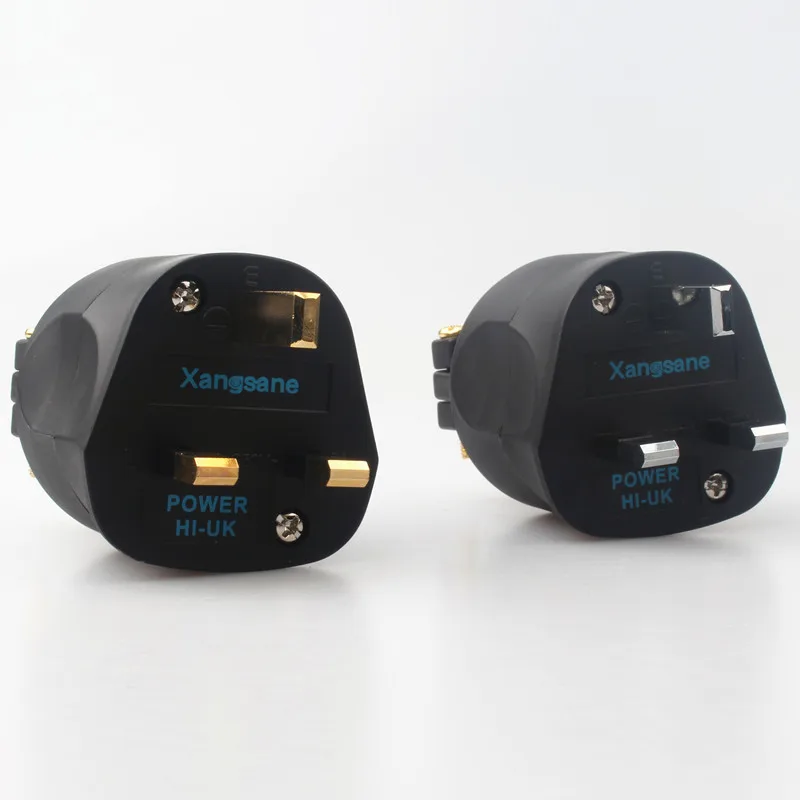 Spina per cavo di alimentazione per febbre da ragazzo placcata in oro / placcata standard britannico HiFi Spina per cavo audio hifi 13A 250V