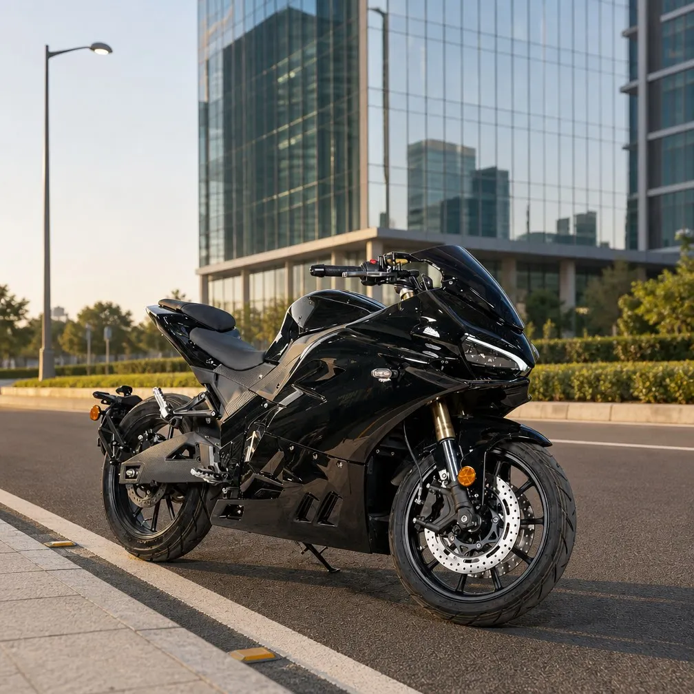 Electric Racing Sportbikes Motorcycle 72V 2000W 150km Chain Drive Street Digital Display Dual Disc Brake for Adult OEM Wholesale