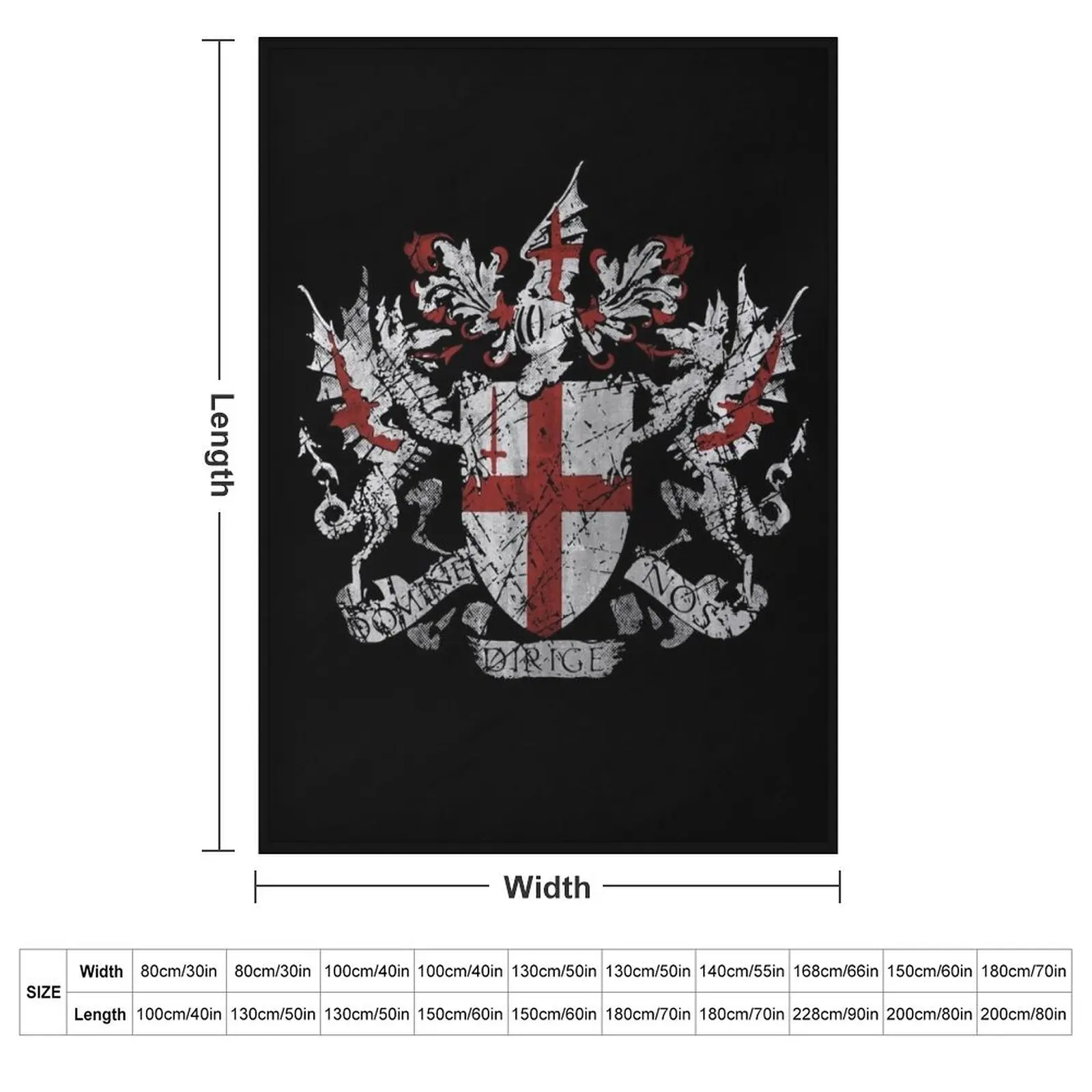London Vintage Coat of Arms Throw Blanket Soft Beds Blankets Sofas Of Decoration Flannels Sofa Throw Luxury Designer Blankets