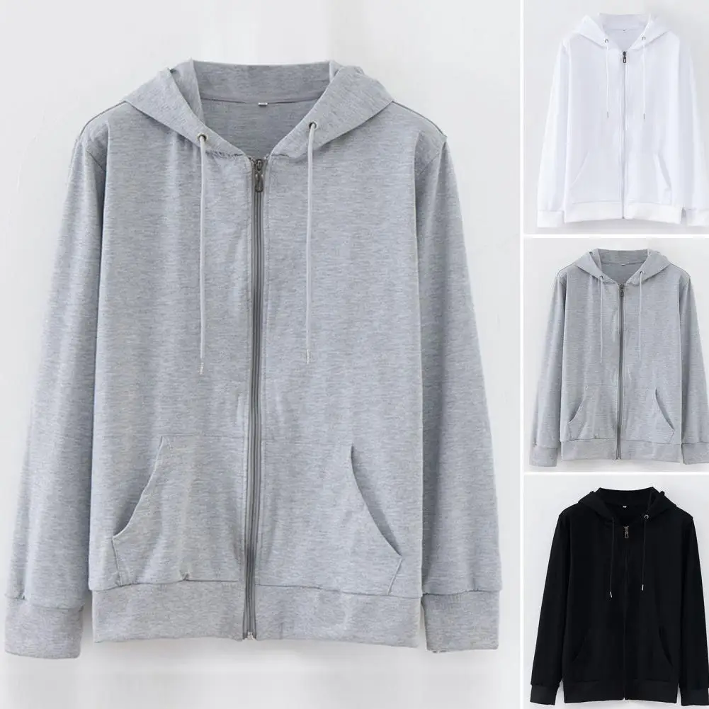 Unisex Hooded Coat  Trendy Loose Hood Sweatshirt Jacket  Skin-touch Unisex Hoodie