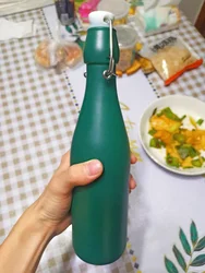 Escape from Tarkov Moonshine Glass Bottle Ornament Green Sealing Water Cup 500ml