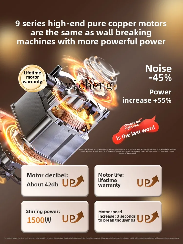 Zz wall breaker household automatic quiet and light sound new slag-free soy milk juicing integrated cooking machine