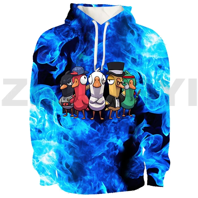 

Trendy Game Goose Goose Duck 3D Hoodie Teenager Oversized Sweatshirt Cosplay Costume High Street Casual Pullovers Sudaderas Men