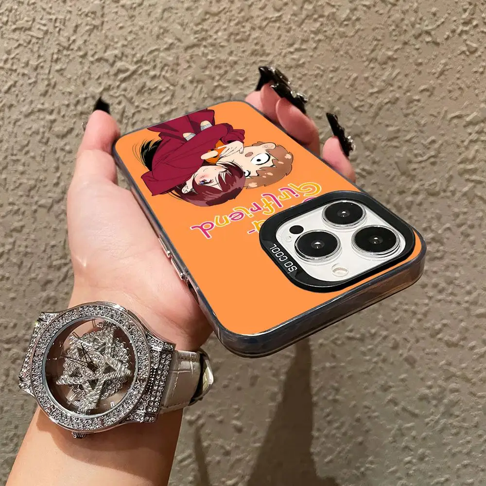 

Anime Rent Girlfriend Phone Case for iPhone 16 15 14 13 12 11 X XR XS 8 7 Pro Max Plus Translucent Colour Printing Luxury Pretty